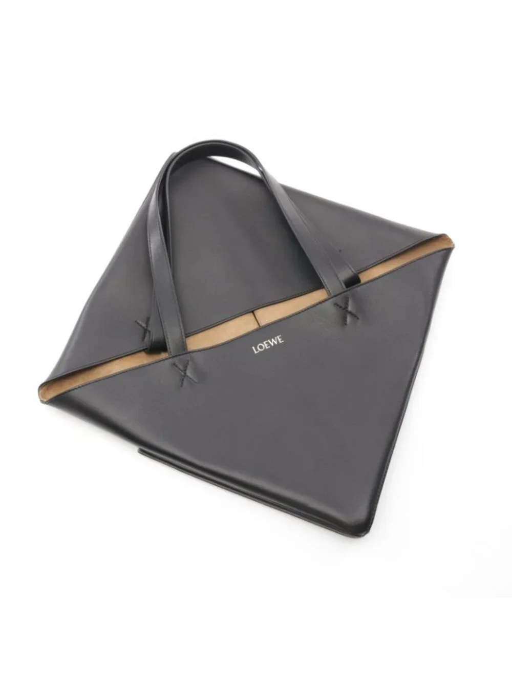 Loewe Tote Puzzle Fold Large Leather Handbag